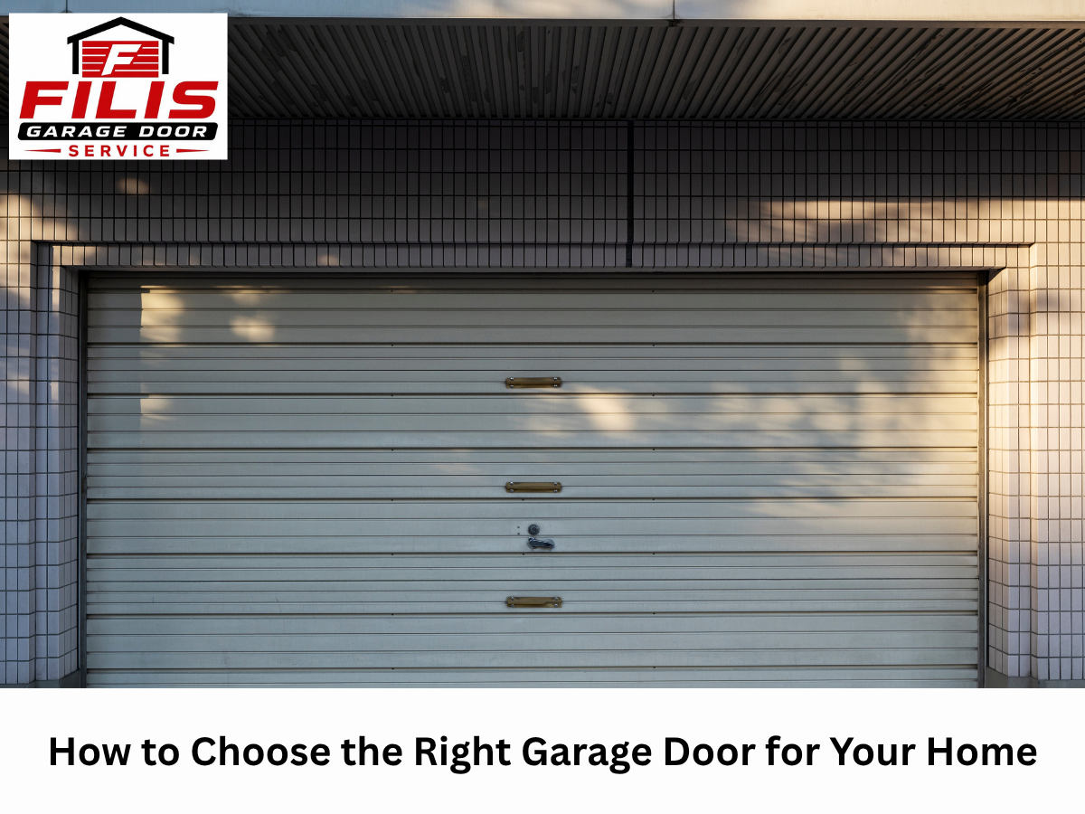 How to Choose the Right Garage Door for Your Home