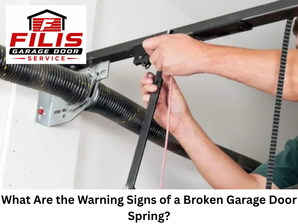 broken garage door